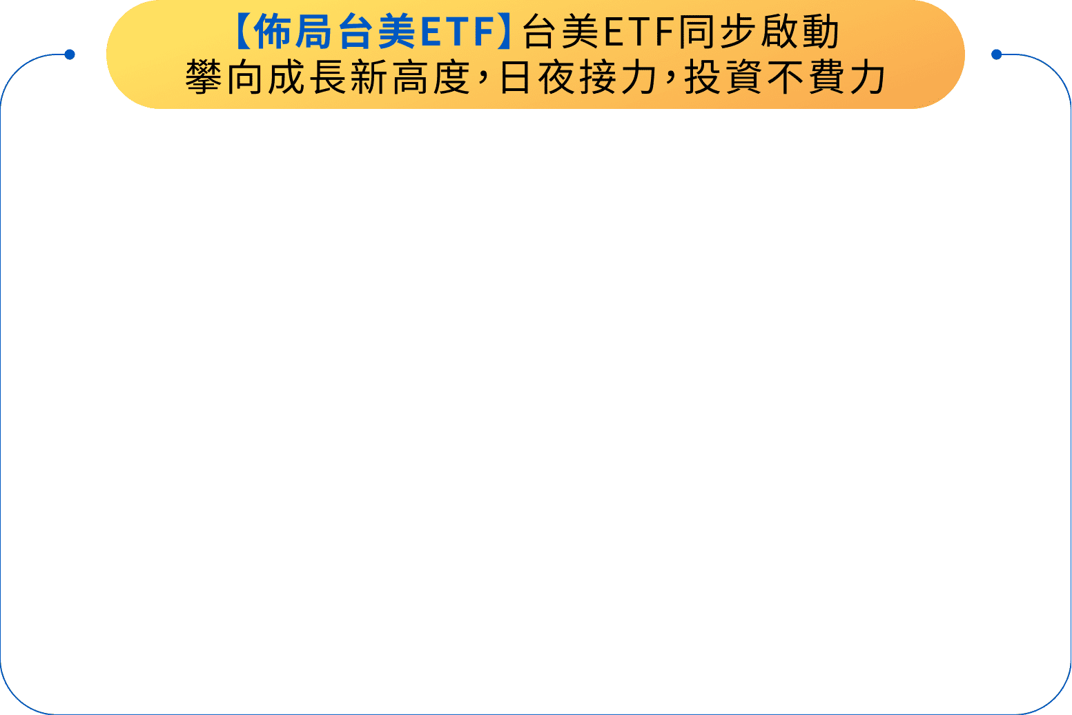 【佈局台美ETF】台美ETF同步啟動攀向成長新高度，日夜接力，投資不費力